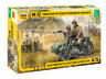 Звезда 3639 Советский мотоцикл М-72 с коляской и экипажем 1/35