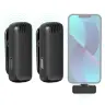 Беспроводная микрофонная система Ulanzi J12 черный (Type-C)