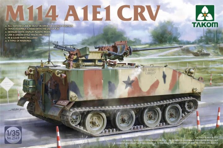 Takom 2149 Бронетранспортер M114 A1 E1 1/35
