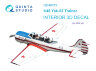 Quinta Studio QD48019 3D Декаль интерьера кабины Як-52 (ARK) 1/48