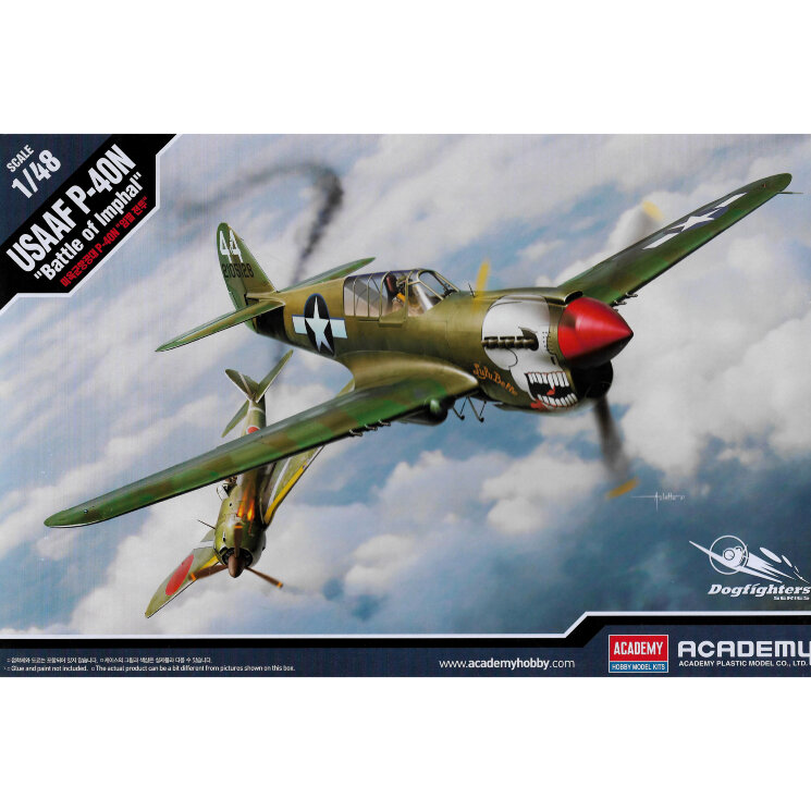 Academy 12341 Истребитель USAAF P-40N "Battle of Imphal" 1/48