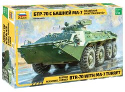 Звезда 3587 Российский бронетранспортер БТР-70 с башней МА-7 1/35