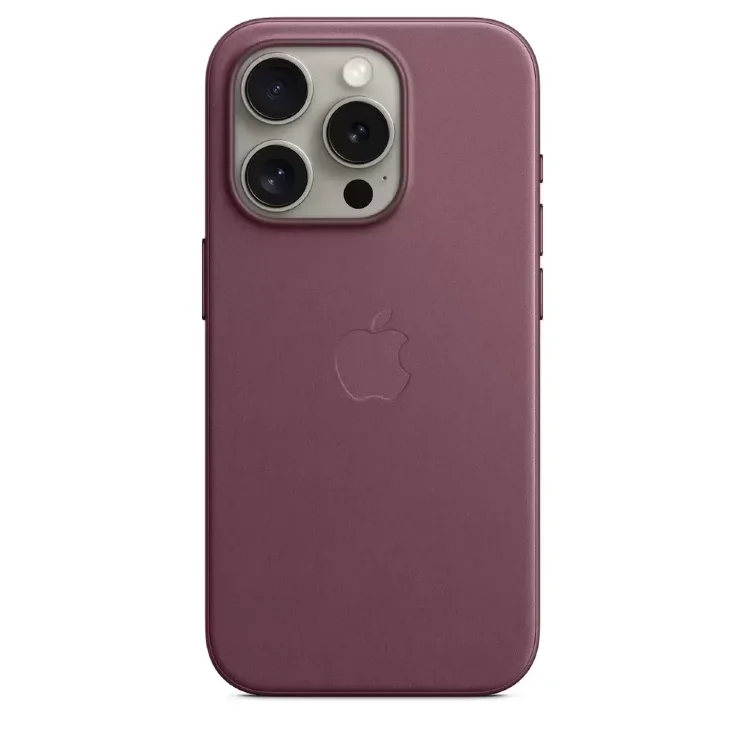 Чехол Apple FineWoven Case with MagSafe Mulberry для iPhone 15 Pro Max (MT4X3) 