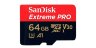 Карта памяти microSDXC 64GB SanDisk Class 10 UHS-I A2 C10 V30 U3 Extreme Pro (SD адаптер) 170MB/s