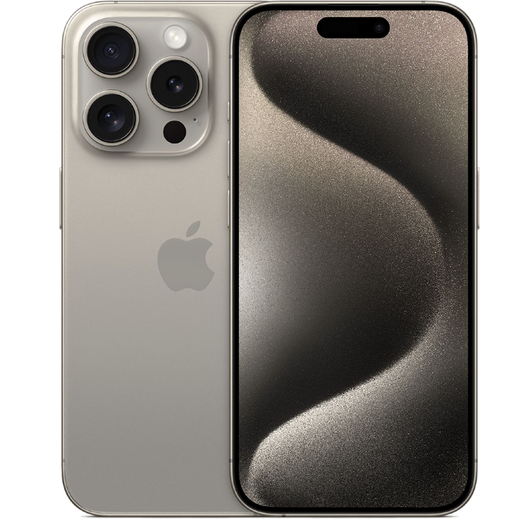 Смартфон Apple iPhone 15 Pro 512GB Natural Titanium (MTV93) 