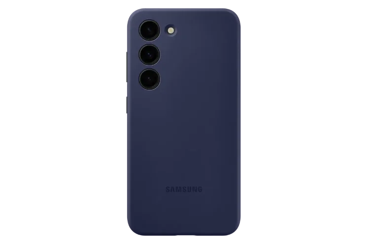 Чехол Samsung Silicone Case S23 темно-синий