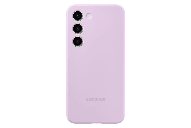 Чехол Samsung Silicone Case S23 лиловый