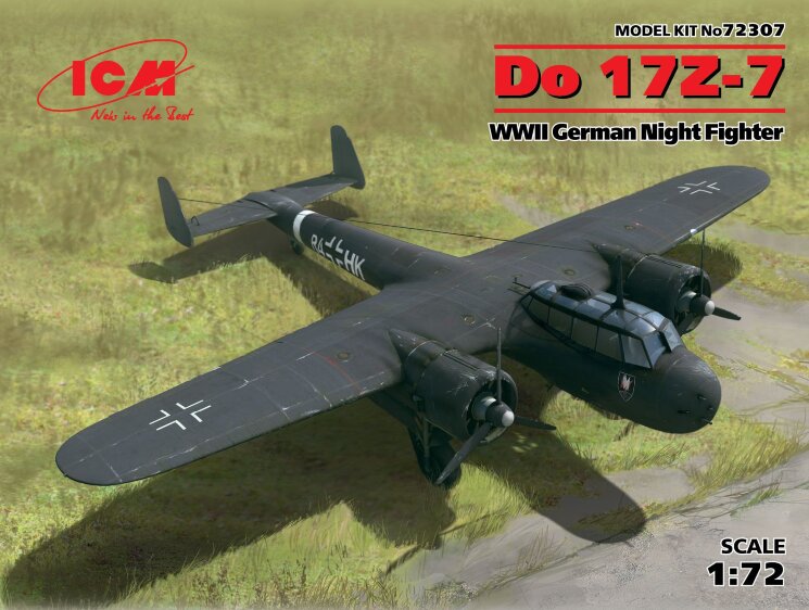 ICM 72307 Германский ночной истребитель Do 17Z-7 1/72