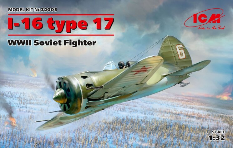 ICM 32005 И-16 тип 17, Советский истребитель ІІ МВ 1/32
