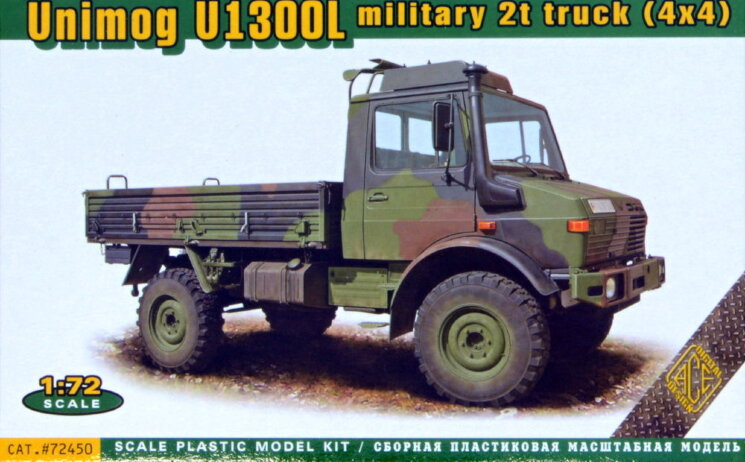 ACE 72450 UNIMOG U1300L military 2t truck (4x4) 1/72