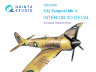 Quinta Studio QD32096 3D Декаль интерьера кабины Tempest Mk.II (Special Hobby/Revell) 1/32