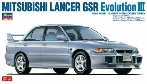 Hasegawa 20350 Mitsubishi Lancer GSR Evolution III 1/24