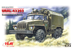 ICM 72612 Подвижный командный пункт УРАЛ-43203 1/72