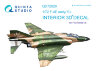 Quinta Studio QD72029 3D Декаль интерьера кабины F-4E early/F-4EJ (для модели FineMolds) 1/72