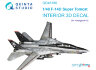 Quinta Studio QD48180 3D Декаль интерьера кабины F-14D (Hasegawa) 1/48