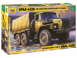 Звезда 3654 Российский армейский грузовик Урал-4320 1/35
