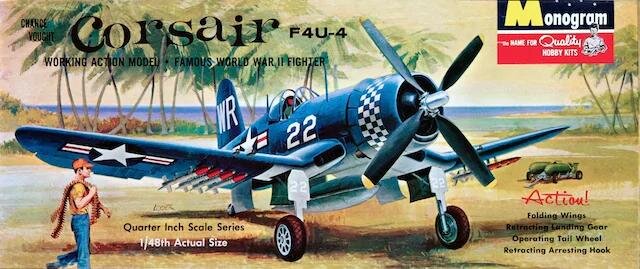 Monogram PA82-149 Chance Vought Corsair F4U-4 1/48