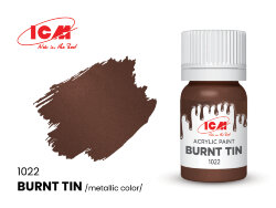ICM C1022 Краска для творчества, 12 мл, цвет Жженое олово (Burnt Tin)