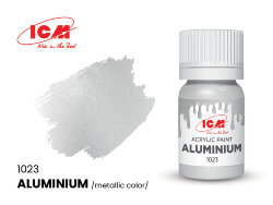 ICM C1023 Краска для творчества, 12 мл, цвет Алюминий (Aluminium)