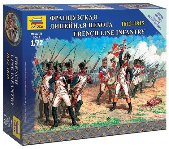 Звезда 6802 Французская линейная пехота 1812-1815 1/72