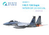 Quinta Studio QD48213 3D Декаль интерьера кабины F-15B (GWH) 1/48