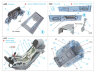 Quinta Studio QD48203 3D Декаль интерьера кабины Су-27 (Hobby Boss) 1/48