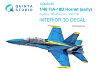 Quinta Studio QD48215 3D Декаль интерьера кабины F/A-18D Early (Kinetic) 1/48